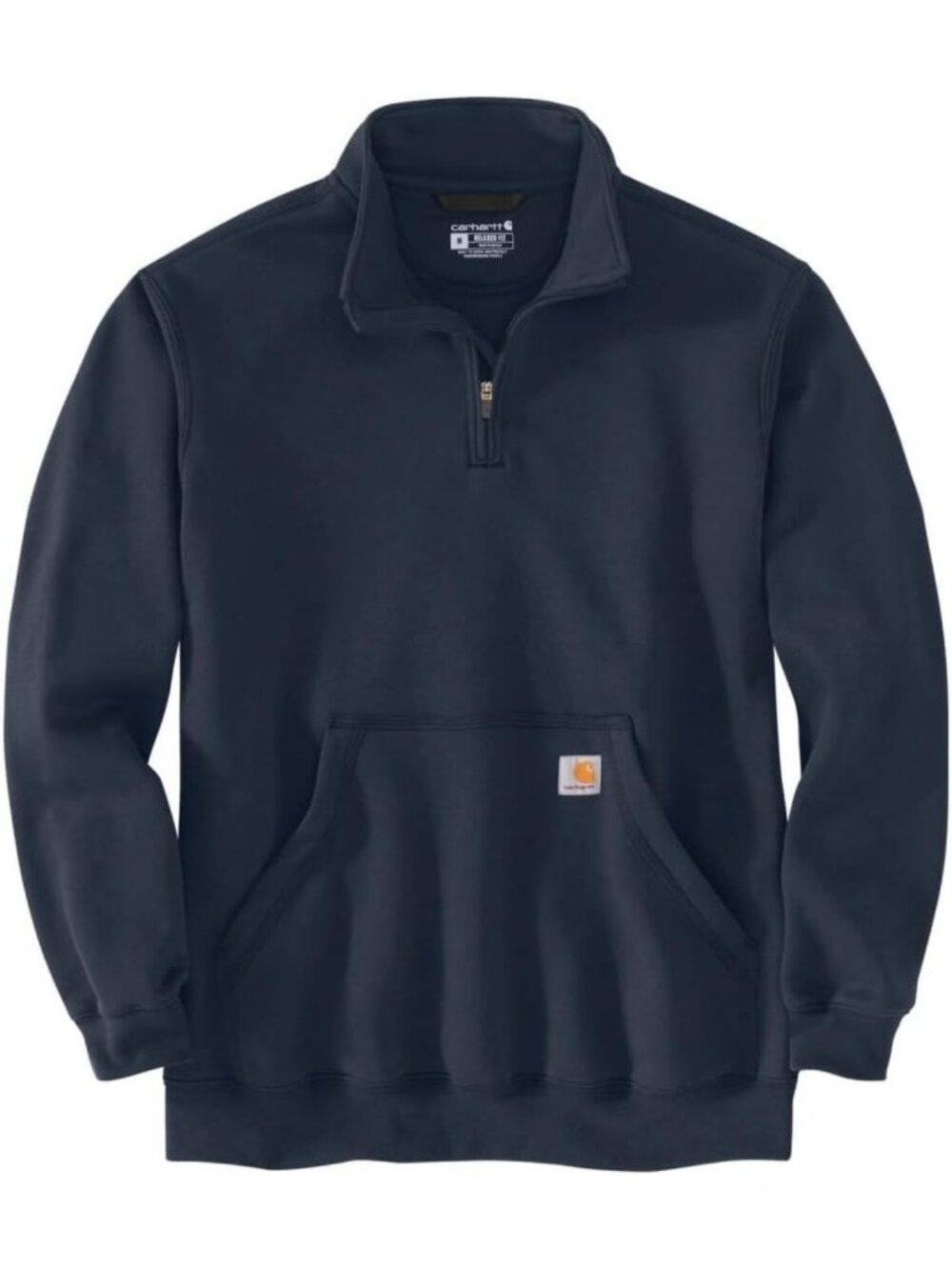 Cozy Men's 1/4-Zip Mock-Neck Sweatshirt - Perfect for Layering & Casual Wear